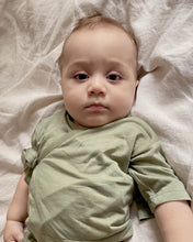 Load image into Gallery viewer, Infant Set, Kimono Top and  Bloomer Smashed avocado