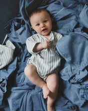 Load image into Gallery viewer, Baby kimono onesie La Superior stripes