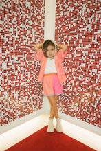 Load image into Gallery viewer, The Nostalgia Shorts Bi color pink, blue details