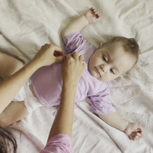 Load and play video in Gallery viewer, Infant Set, Kimono Top and  Bloomer Smashed avocado