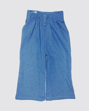 Load image into Gallery viewer, High waisted denim pants for toddlers and kids. Two pockets 
